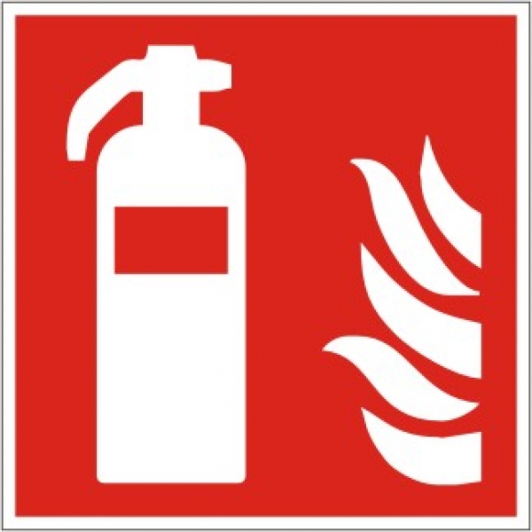 Feuerlöscher, F001, nach ISO 7010